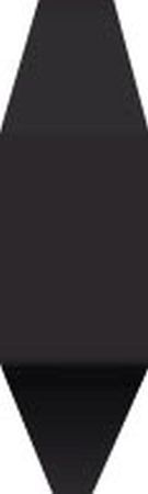 Бордюр Vives Ceramica Angulo Remate Rivoli Negro 1.5x5