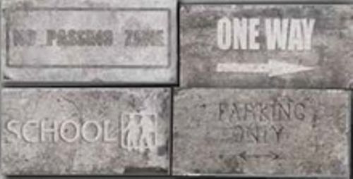 Керамогранит Serenissima Cir New York Road Signs Mix Wall Street 10x20