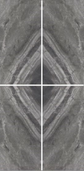 Керамогранит Cerdomus Supreme Book Match Charcoal Lev S/4 60x120