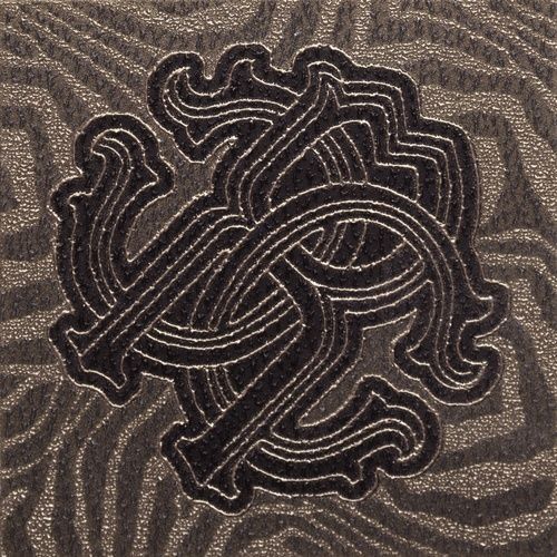 Вставка Roberto Cavalli Home Rock Symphony Blues Scudetto Araldico Argento 14.7x14.7