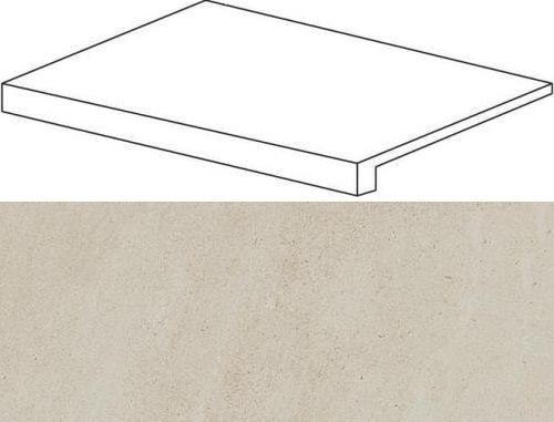 Ступень Фронтальная Atlas Concorde 10мм Wise Ice Mist Scalino Frontale 33x60