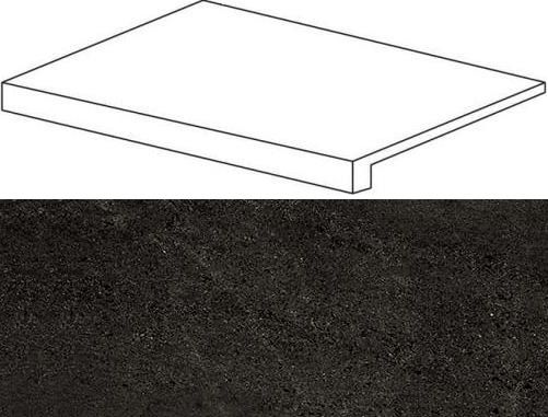 Ступень Фронтальная Atlas Concorde 10мм Wise Dark Scalino Frontale 33x60