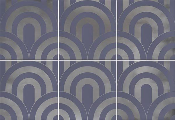 Настенная плитка Vives Ceramica Takada Indigo Plata 23x33.5