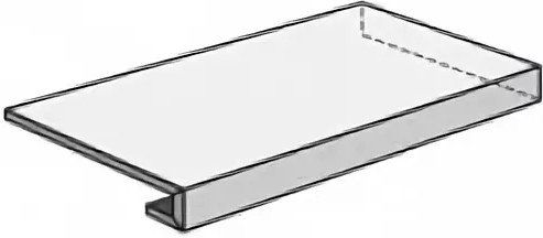 Ступень Угловая Левая Atlas Concorde 10мм Wise Ice Mist Scalino Ang SX Lap 33x120