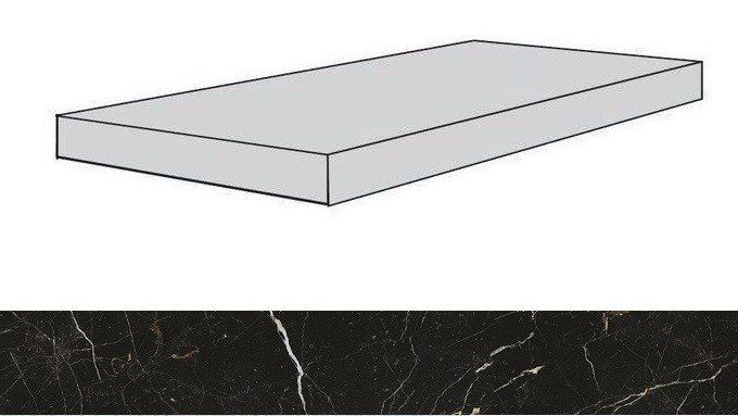 Ступень угловая Atlas Concorde Allure Imperial Black Scalino Angolare Dx/Аллюр Империал Блек Dx 33x120