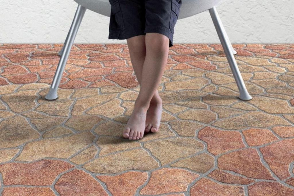 Керамическая плитка в оформлении патио