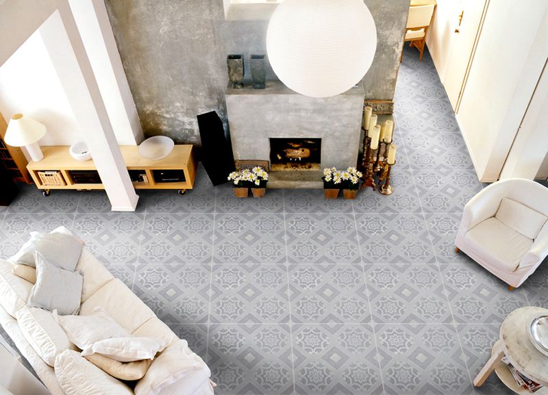 Керамическая плитка с рисунком - особенности ее изготовления и укладки