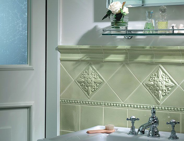 стильная небольшая ванная