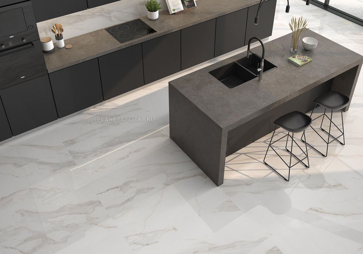 Керамогранит под белый мрамор Pamesa Cr. Apulia