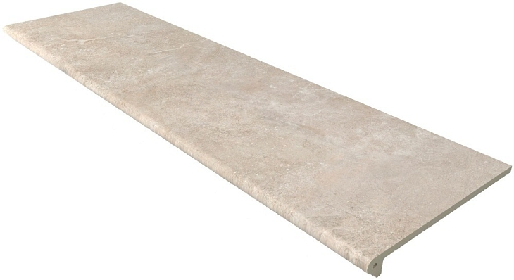 Ступень фронтальная Gres de Aragon Petra Peldano Redondo Beige Liso 30x120