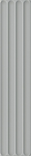 Настенная плитка DNA Tiles Plinto In Grey Matt 10.7x54.2