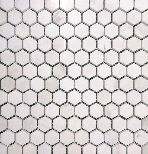 Мозаика Философия Мозаики Hexagon White Dolomite 25 28x29.5
