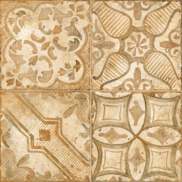 Декор Novabell Materia Decoro Patch Mix Warm Rosso 30x30