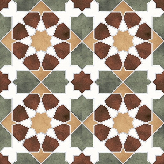 Напольная плитка Kerlife Ceramicas Rabat Green 45x45