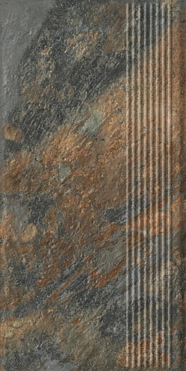 Ступень Paradyz Ardis Rust Stopnica Prosta Struktura Mat 30x60