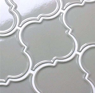 Мозаика Философия Мозаики Porcelain Arabesko Plate Light Grey 21.85x21.85