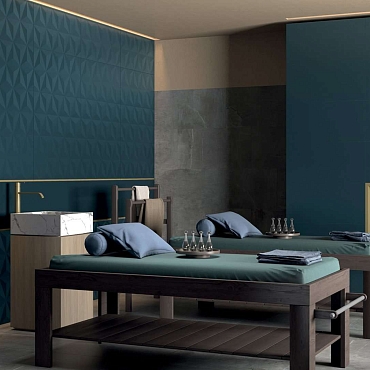 4D Chevron White Matt20x20