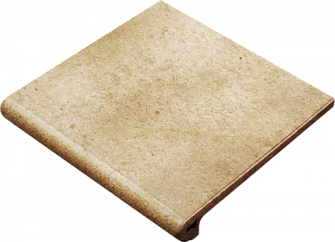 Ступень фронтальная Gres de Aragon Orion Rounded Stair-tread Beige 33x33