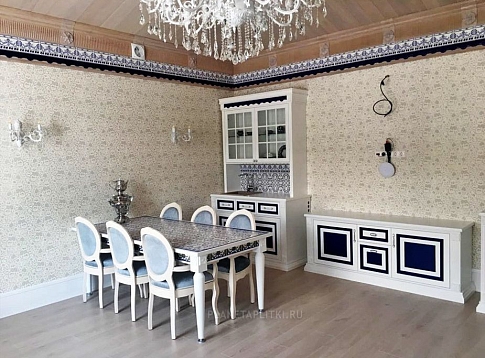 Кухня в загородном доме