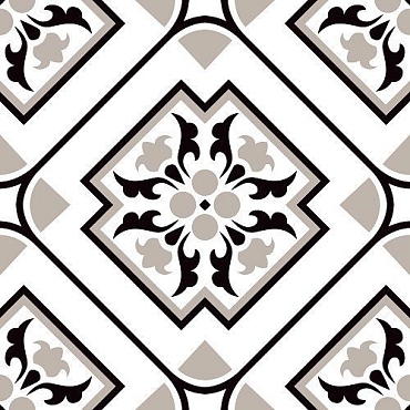 Керамогранит Alpas Cera Ornament 3043 matt 20x20