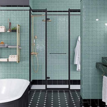 Neri Bullnose Trim Sea Green0.85x15