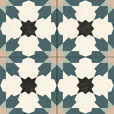 Керамогранит Navarti Flor Blue Pre. 45x45