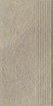 Ступень Paradyz Eremite Crema Stopnica Prosta Struktura Mat 30x60