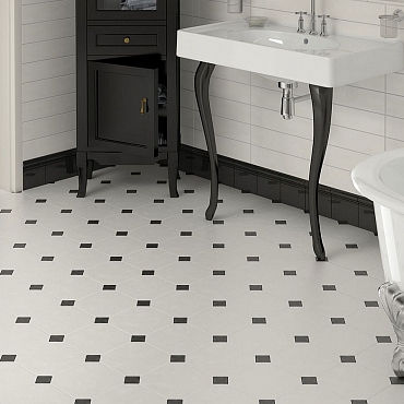 Octagon Blanco Mate4.6x4.6