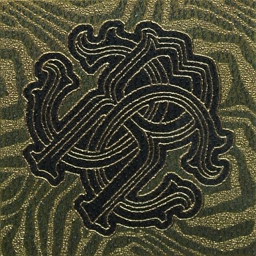 Вставка Roberto Cavalli Home Rock Symphony Scudetto Arraldico Oro 14.7x14.7