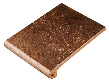 Ступень фронтальная Gres de Aragon Peldano 24-25 Castano 25x33