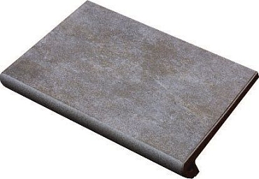 Ступень Gres de Aragon Peldaño Redondo 50 Mytho Acero 33x50