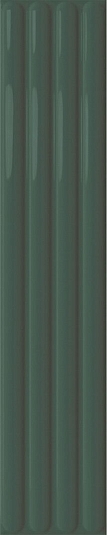 Настенная плитка DNA Tiles Plinto Out Green Gloss 10.7x54.2