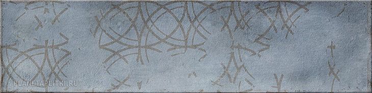 Декор Cifre Ceramica Omnia Decor Blue 7.5x30