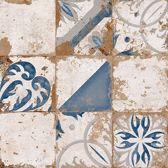 Керамогранит El Molino Memory 7 Azul Brillo 58x58