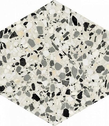 Керамогранит DNA Tiles Terrazzo Grey 32x36.8