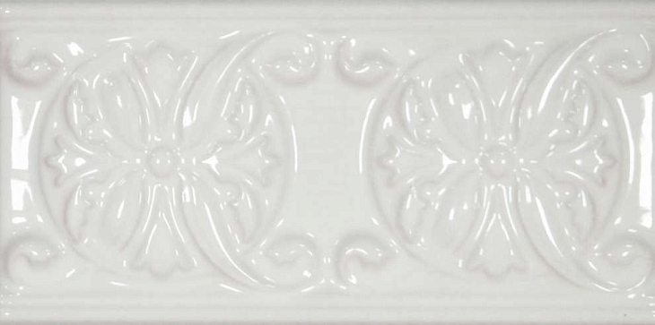 Бордюр Cevica Classic 10 White Zinc 7.5x15