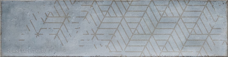 Декор Cifre Ceramica Omnia Decor Blue 7.5x30