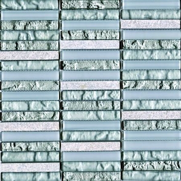 Мозаика L`antic Colonial Tecno Linear Silver White 29.6x29.6