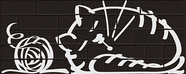 Декор Vives Ceramica Nuney-4 Negro 20x50