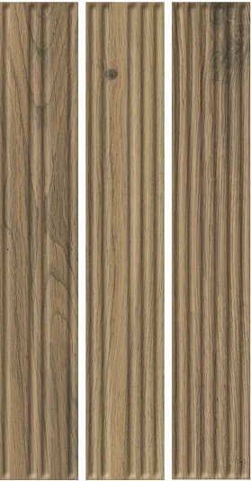 Клинкер Paradyz Carrizo Wood Elewacja Struktura Stripes Mix Mat 6.6x40