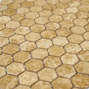 Мозаика Философия Мозаики Hexagon Emperador Light 25 28x29.5