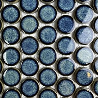 Мозаика Bonaparte Round Midnight Blue 31.2x33