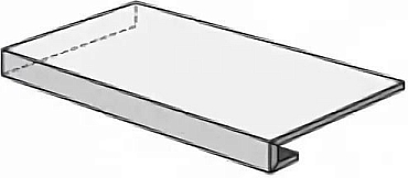 Ступень Угловая Правая Atlas Concorde 10мм Wise Moka Scalino Ang DX Lap 33x120