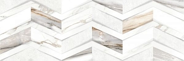 Настенная плитка Delacora Delta Chevron 24.6x74
