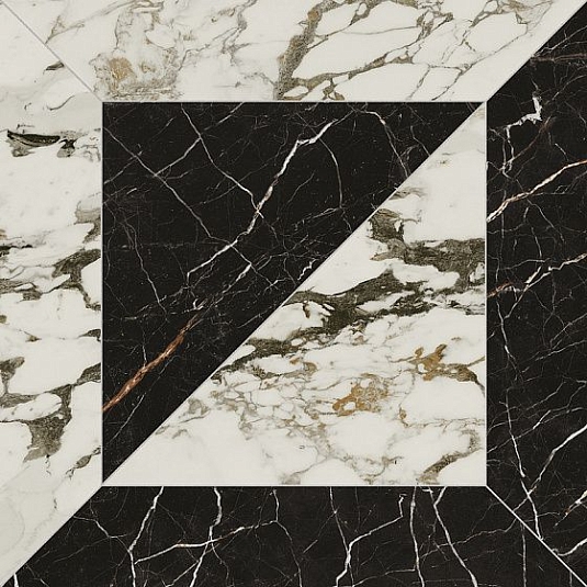 Керамогранит Atlas Concorde Allure Ins.Spire Lap/Аллюр Вст. Спире Шлиф. 59x59