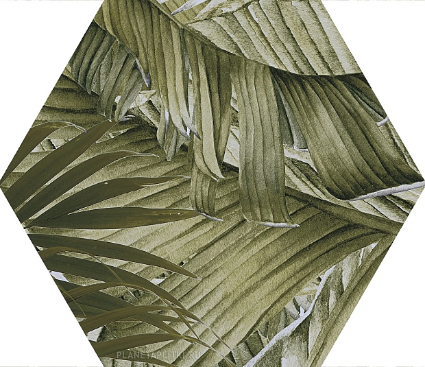 Керамогранит Pamesa Hex. Vegetal Trend Green 25.8x29