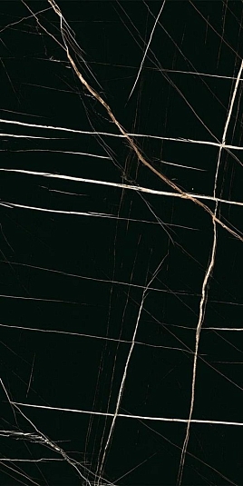 Керамогранит Kutahya Kristal Nox Black Rectified Parlak Nano 120x240