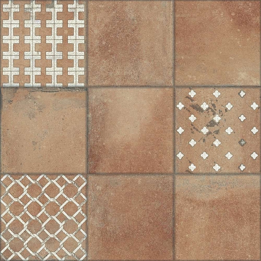 Керамогранит La Platera Kube Quinta Cotto-Carrara 45x45