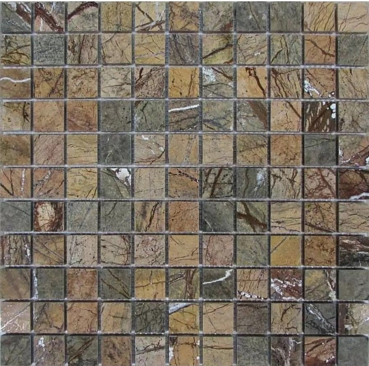 Мозаика Философия Мозаики Bidasar Brown 25 30x30