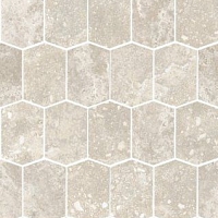 Мозаика Edimax Stream Bone/Silver Mosaico Hexagon 31x35